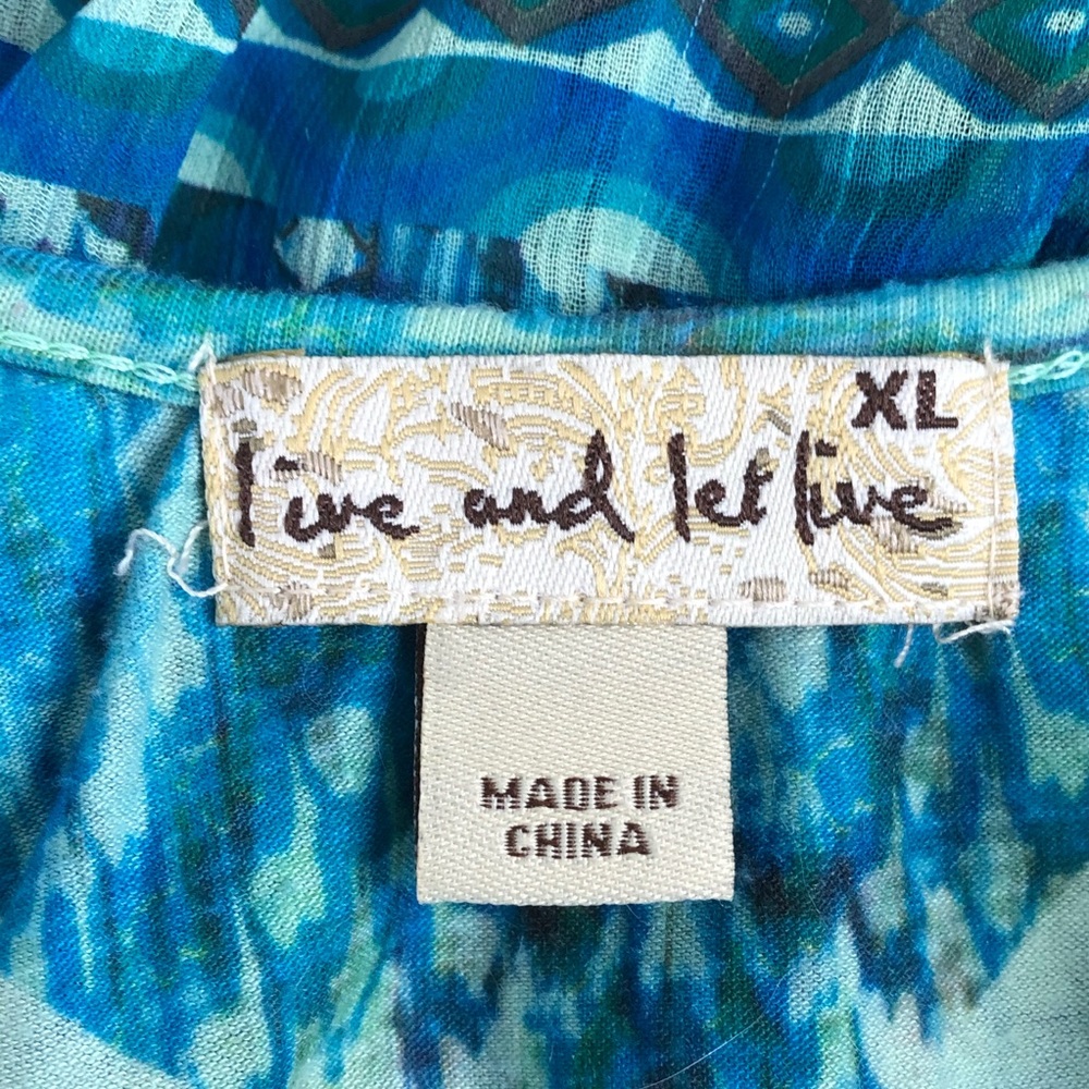 Maurices Live and Let Live St. John’s Bay Tops XL - Picture 4 of 16